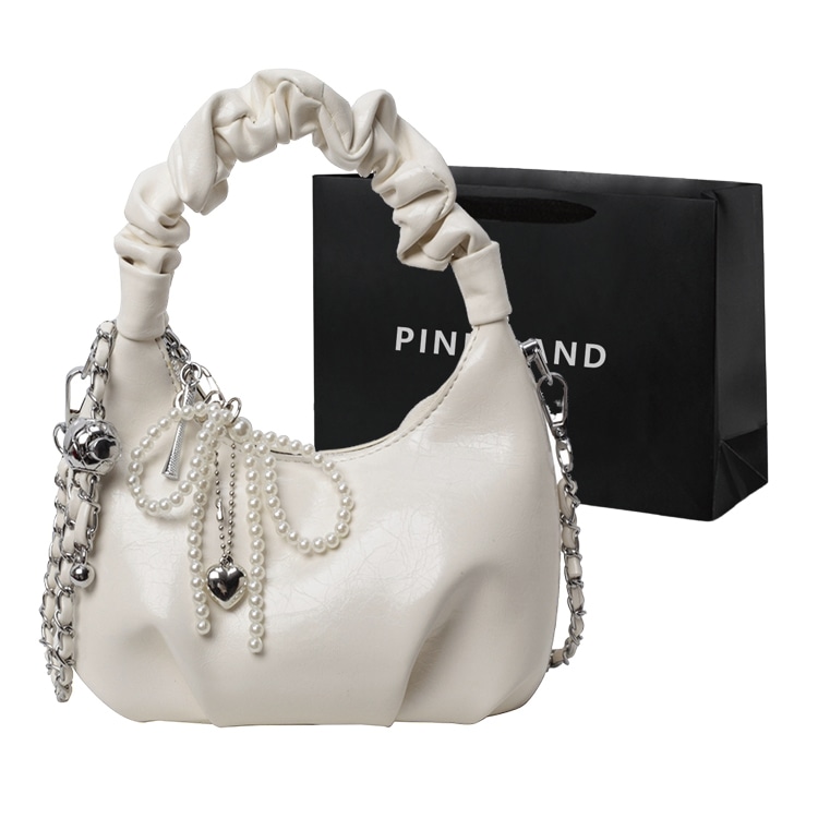 PINK·LAND PU Shoulder Bag