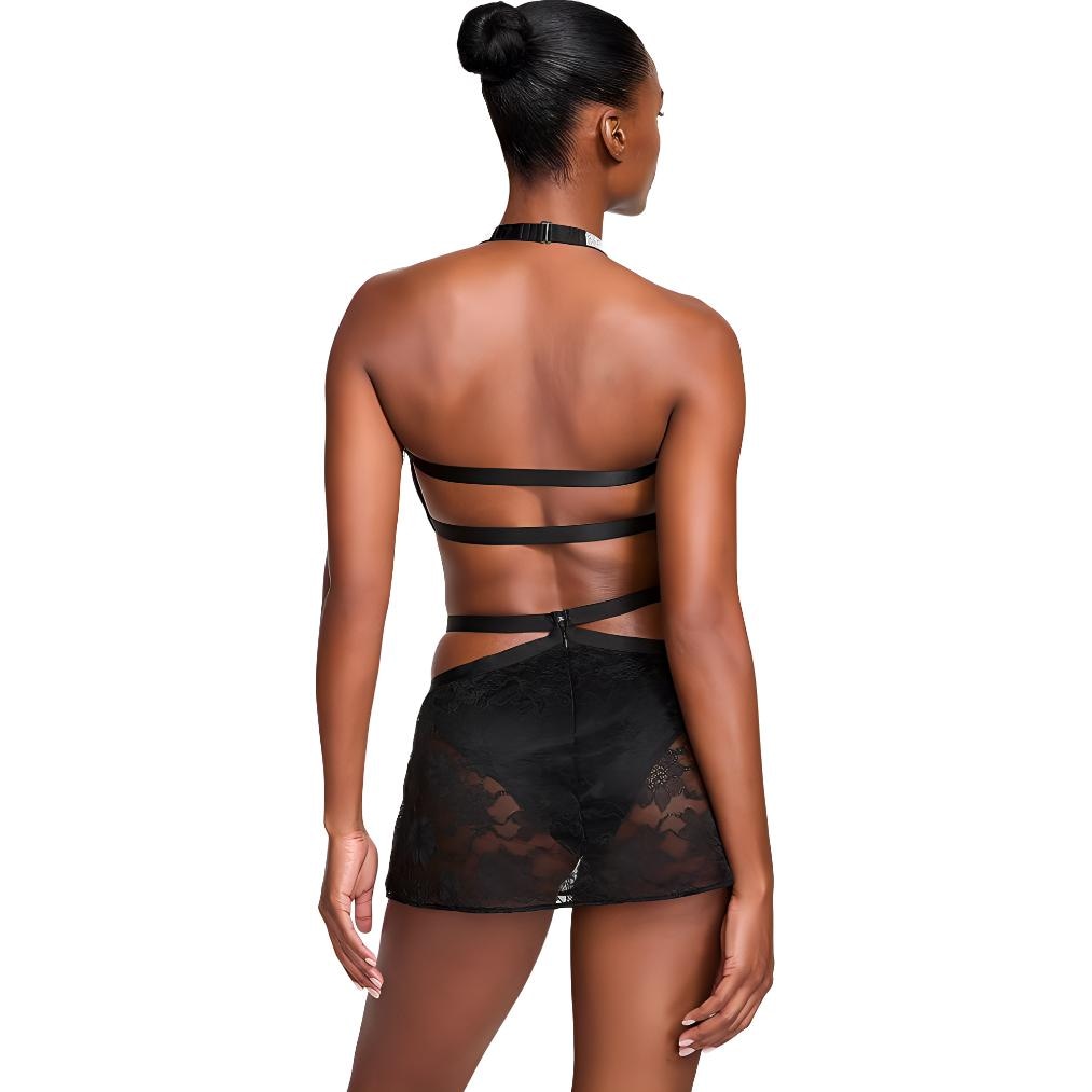 Victoria'S Secret Pink Shine Strap Set Black — фото 2