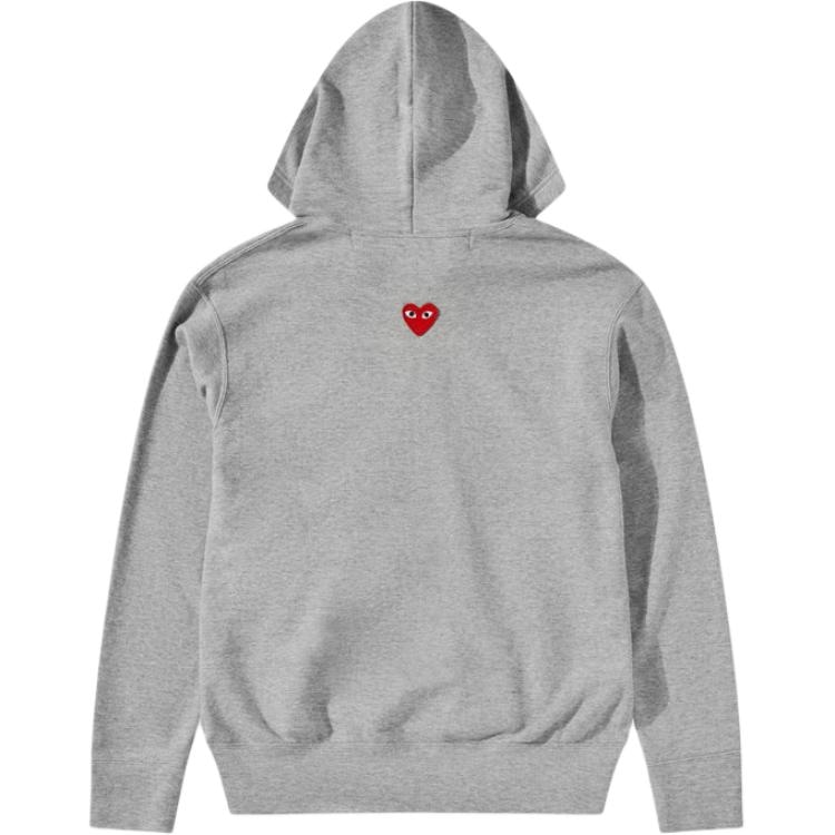 Cdg Play Hoodie Grey — фото 1