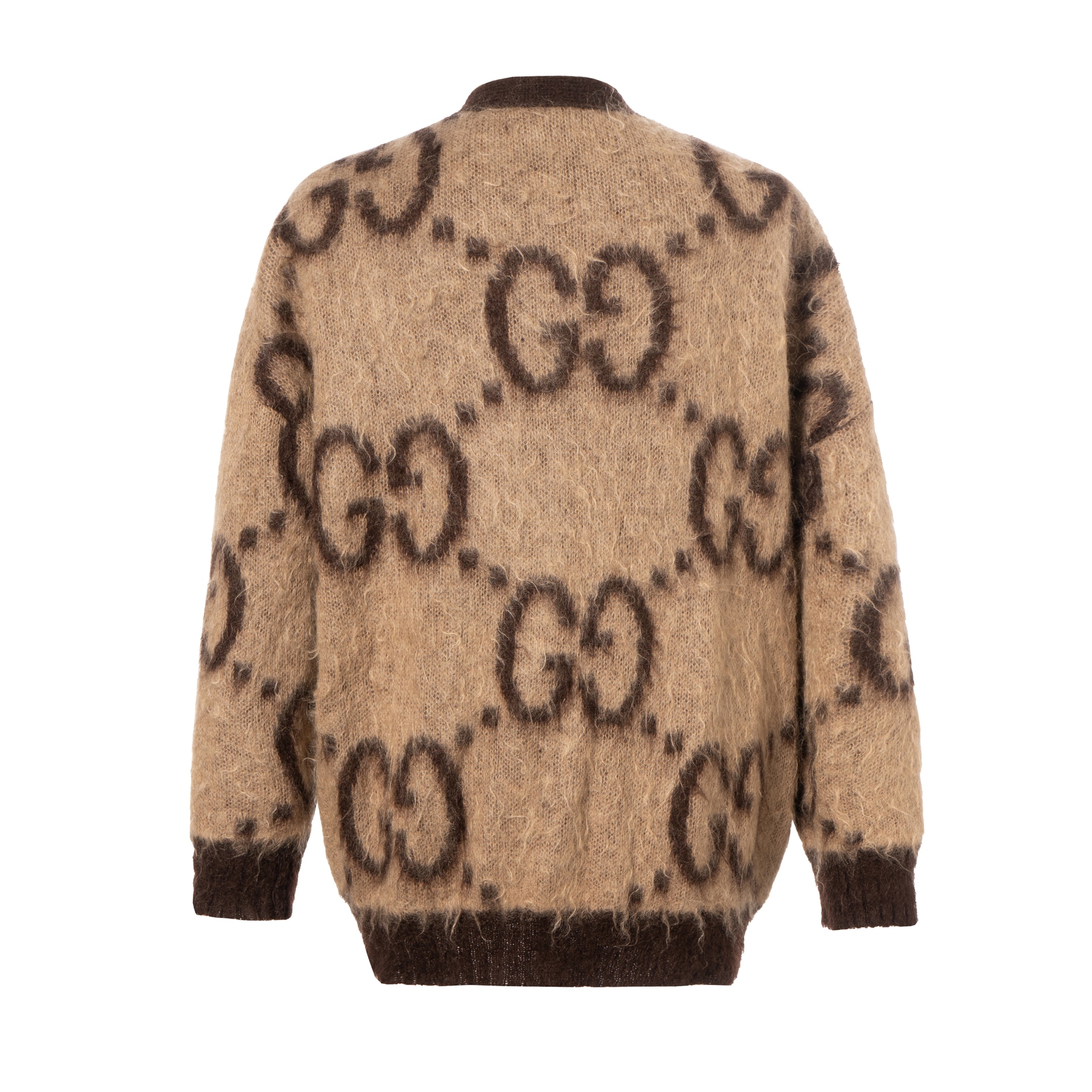 Gucci Logo Jacquard Cardigan — фото 1