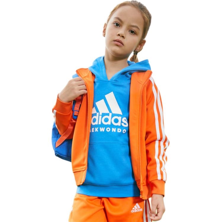 Adidas TAEKWONDO Jacket Kids Orange/White — фото 4