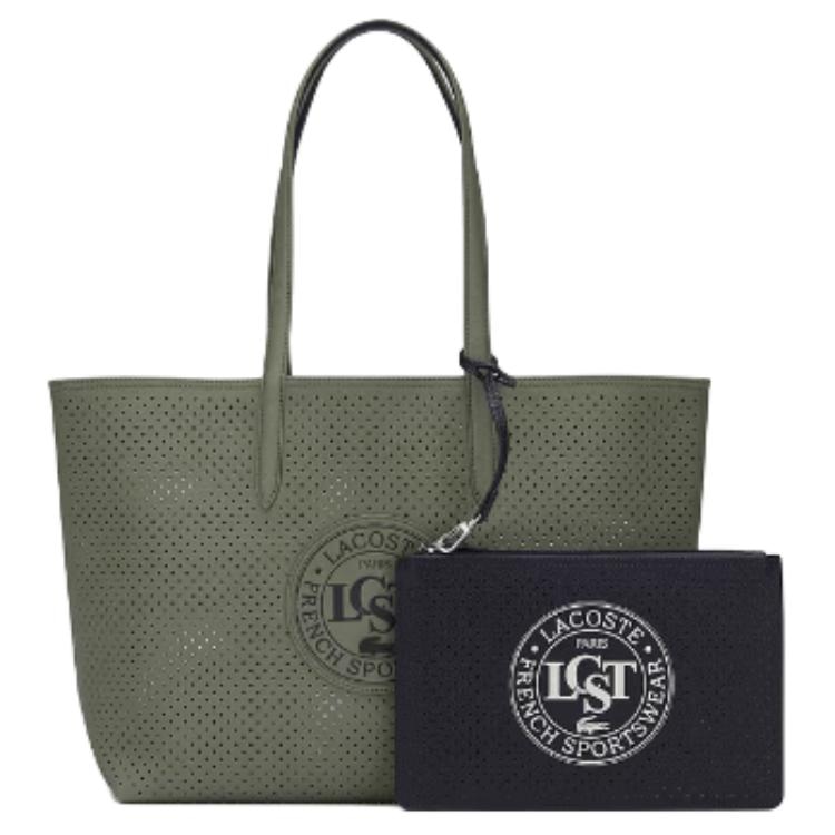 Lacoste Tote Bag Olive Navy