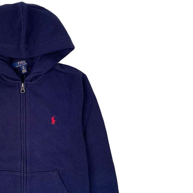 Ralph Lauren Polo Ralph Lauren Kids Hoodie Navy — фото 6