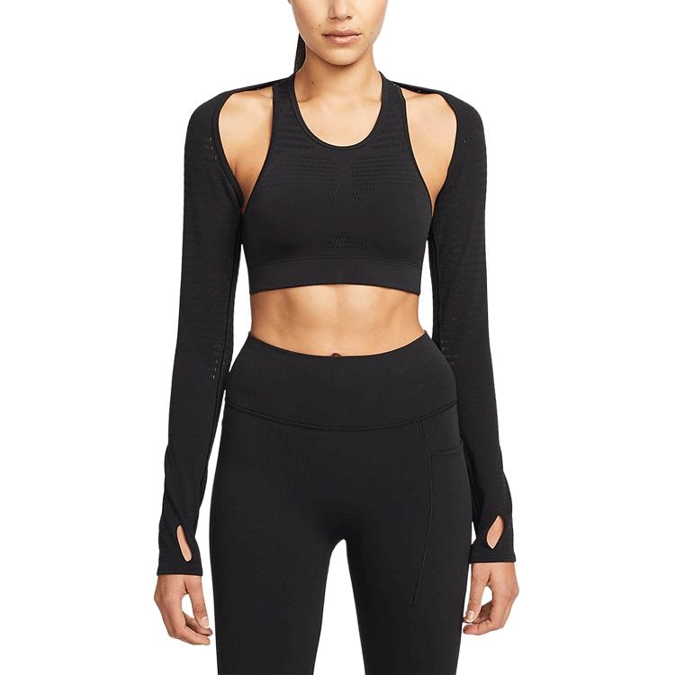 Nike x MMW Logo Sports Bra Black — фото 2