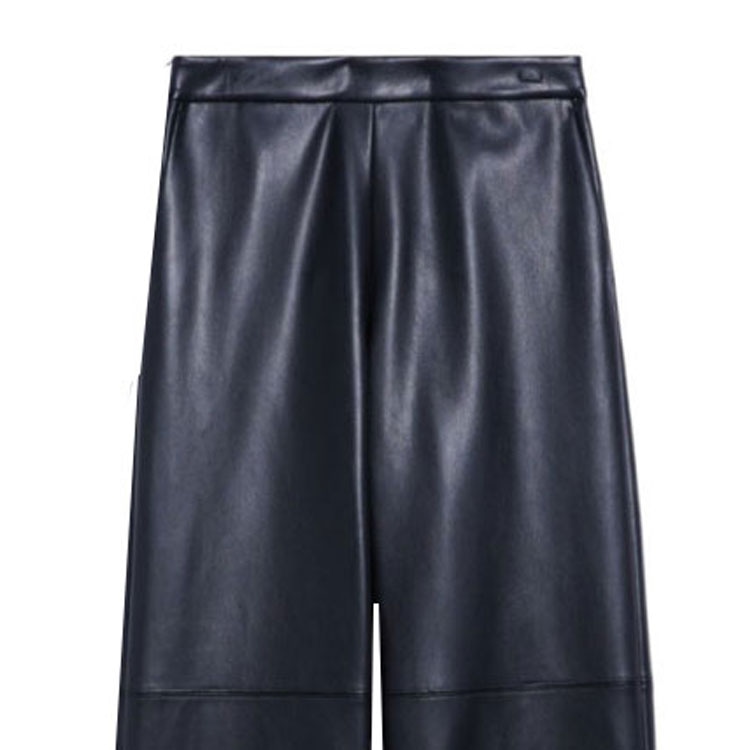 MaxMara Wide Leg Casual Pants Black — фото 1