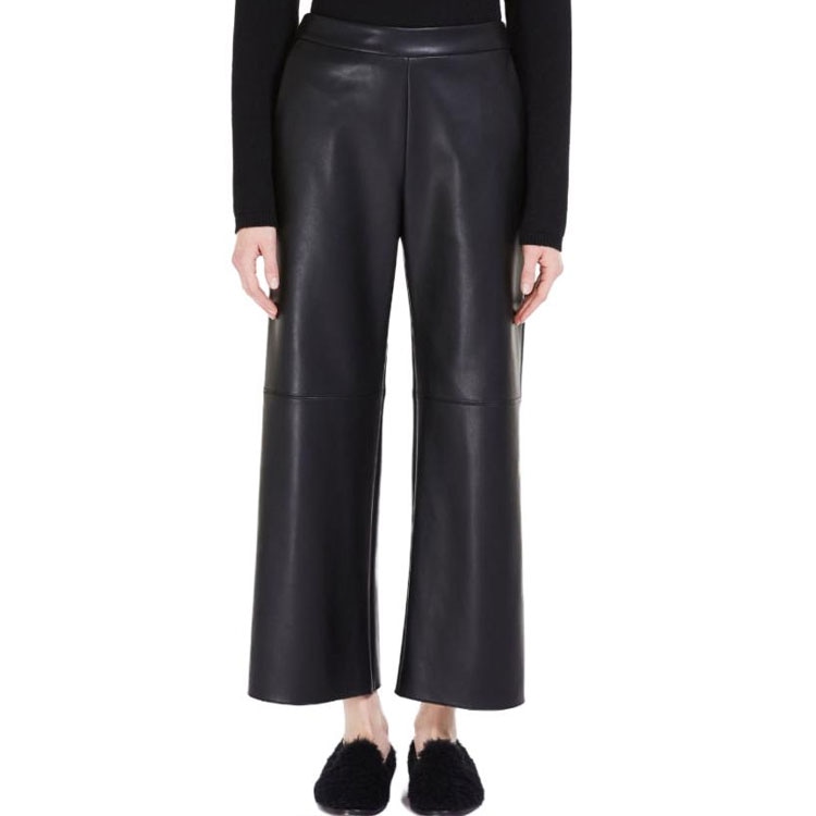 MaxMara Wide Leg Casual Pants Black — фото 4
