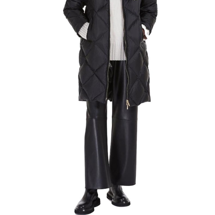 MaxMara Wide Leg Casual Pants Black — фото 3