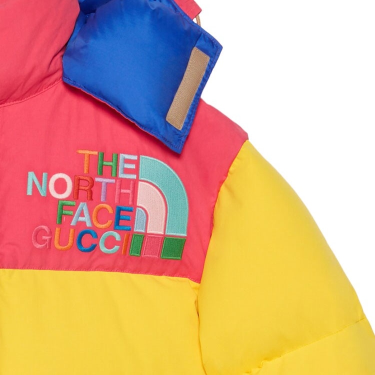 Gucci x The North Face Hooded Jacket Yellow — фото 3