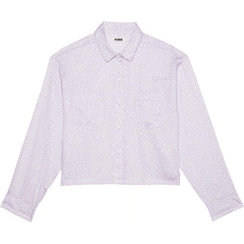 Victoria'S Secret PINK TENCEL Long-Sleeve Sleepshirt