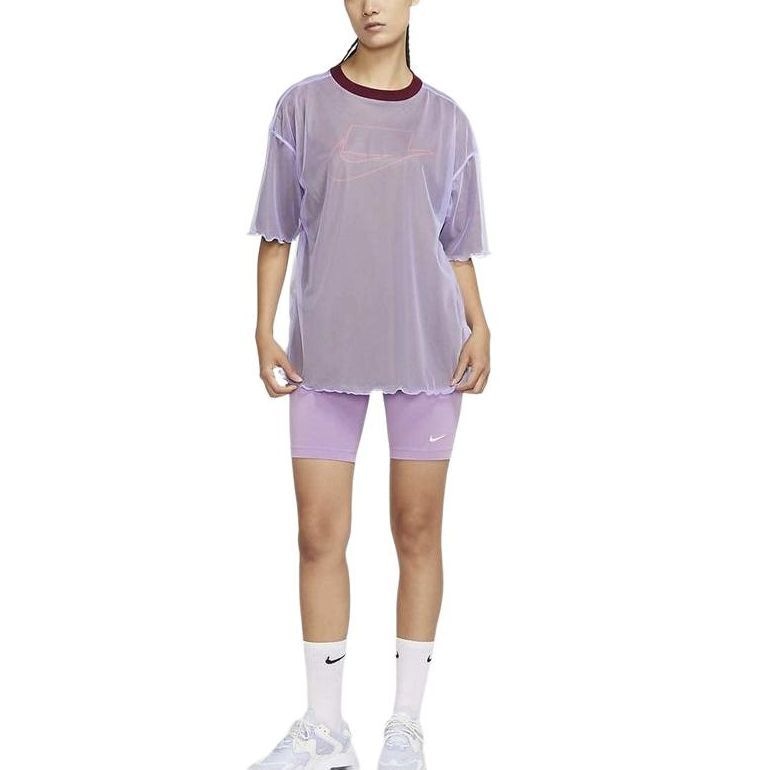 Nike As W Nsw Tulle Ss Top — фото 3