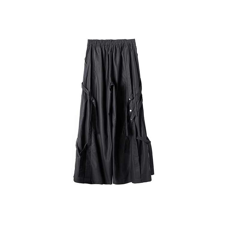 HUANXIANGZHE Huànxiàngzhě Wide Leg Trousers Black — фото 1