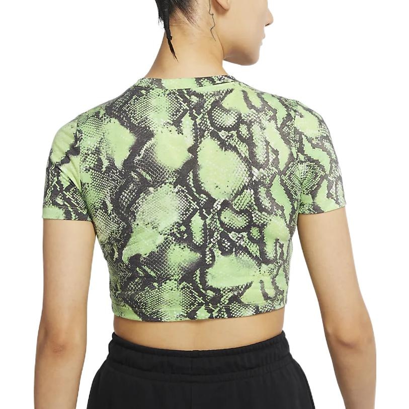 Nike Snake Print Logo Tee Green — фото 5