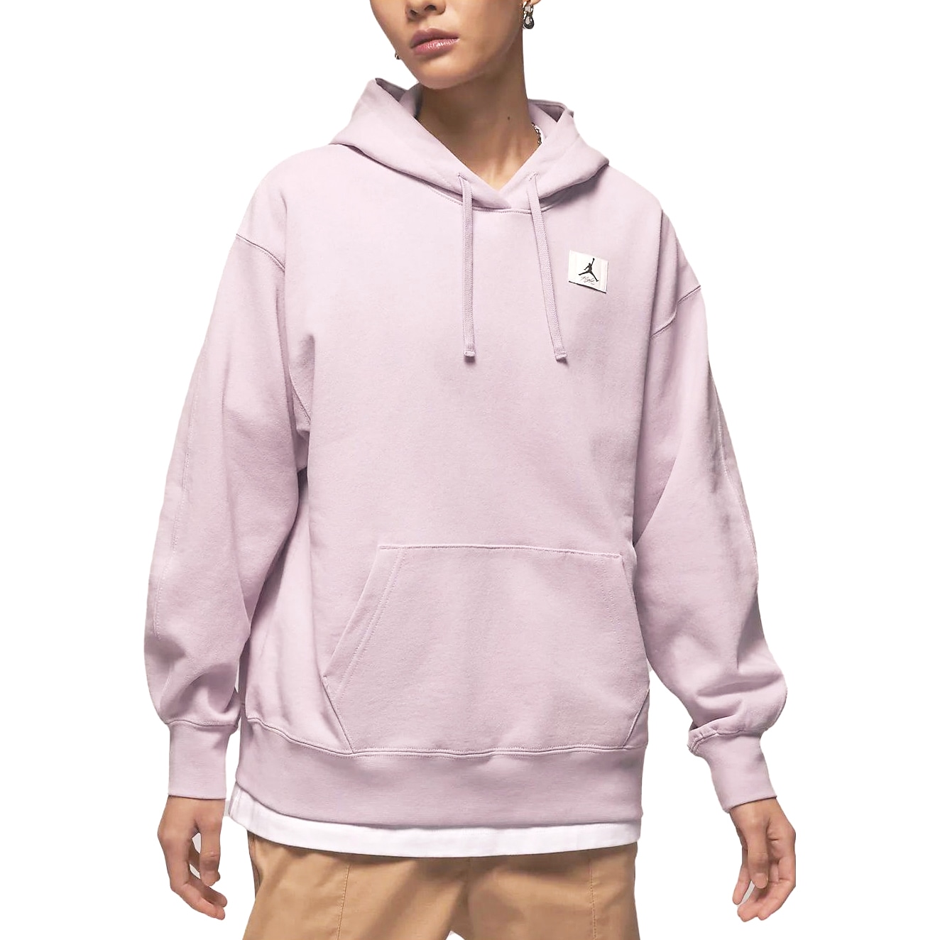 Jordan W J Flight Fleece Hoodie Purple — фото 2