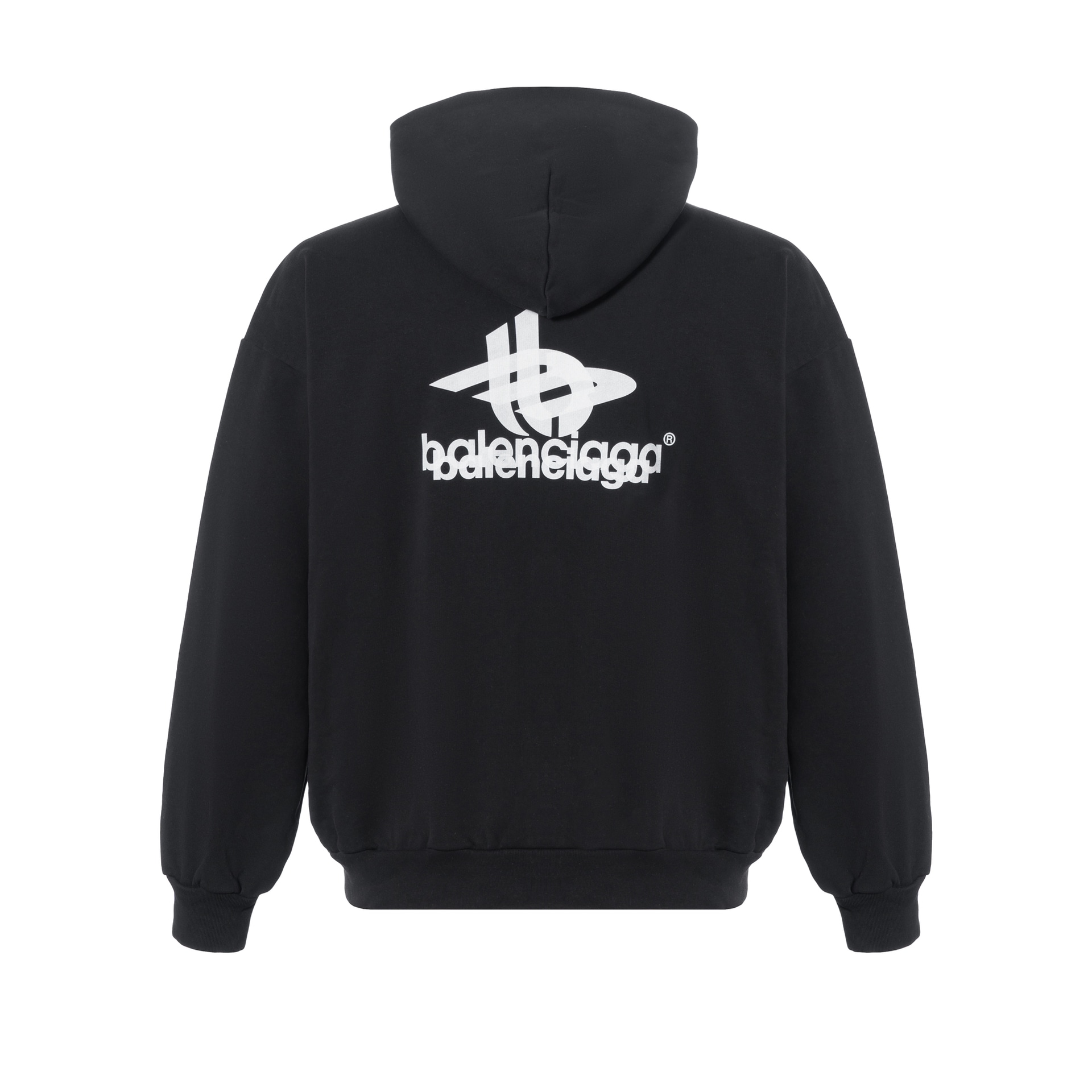 Balenciaga Logo Hoodie Black — фото 1