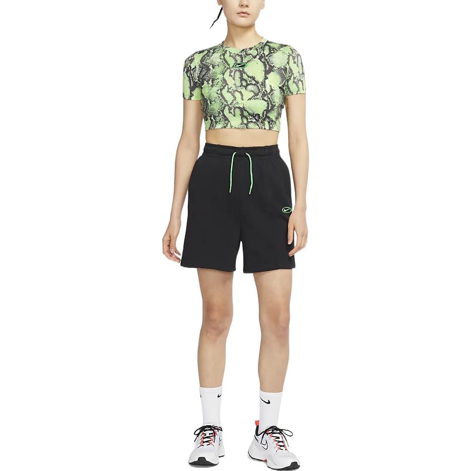 Nike Snake Print Logo Tee Green — фото 3