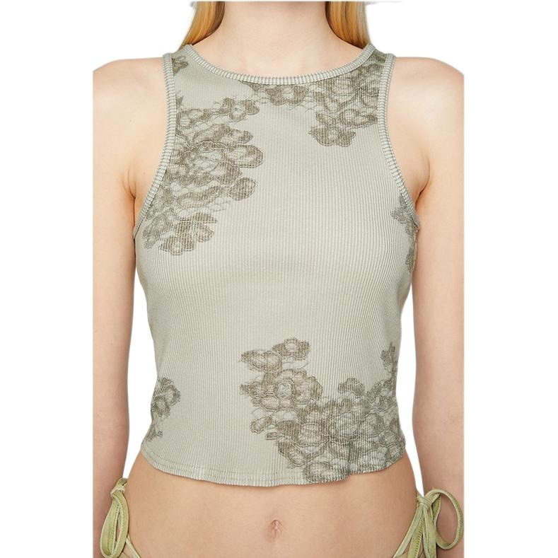 Acne Studios FW24 Lace Vest Gray Green — фото 2
