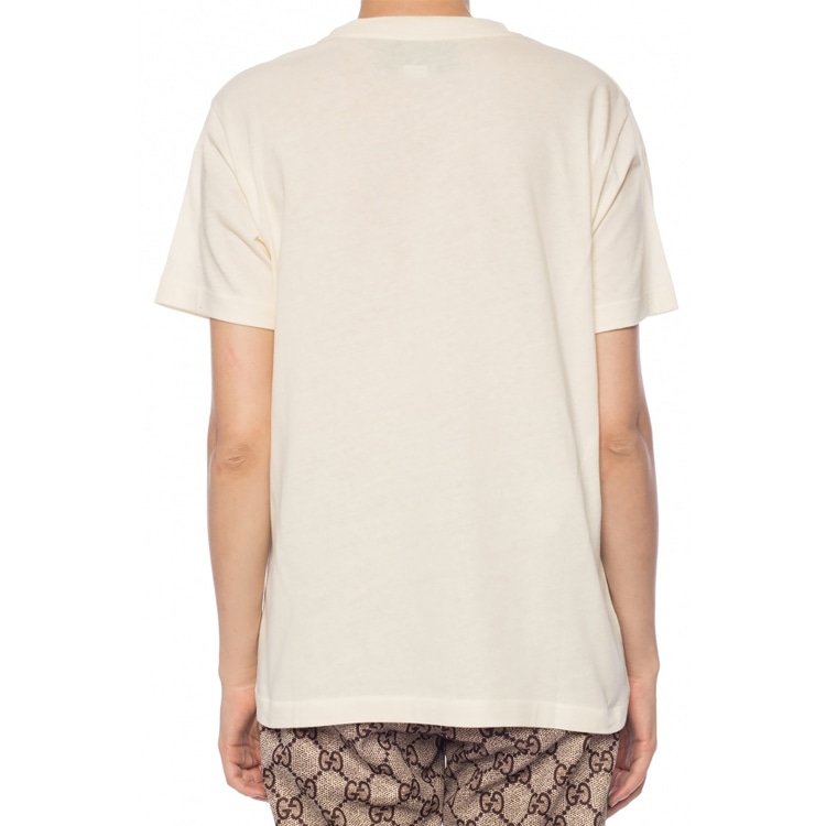 Gucci Tennis Print T-Shirt White — фото 4