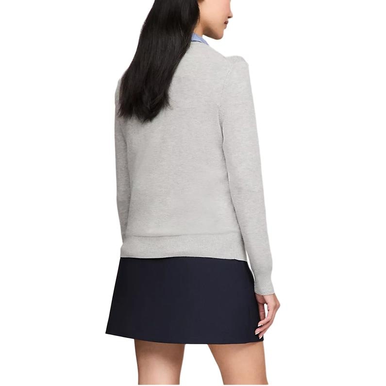 Tommy Hilfiger V-Neck Knit Sweater Grey — фото 4