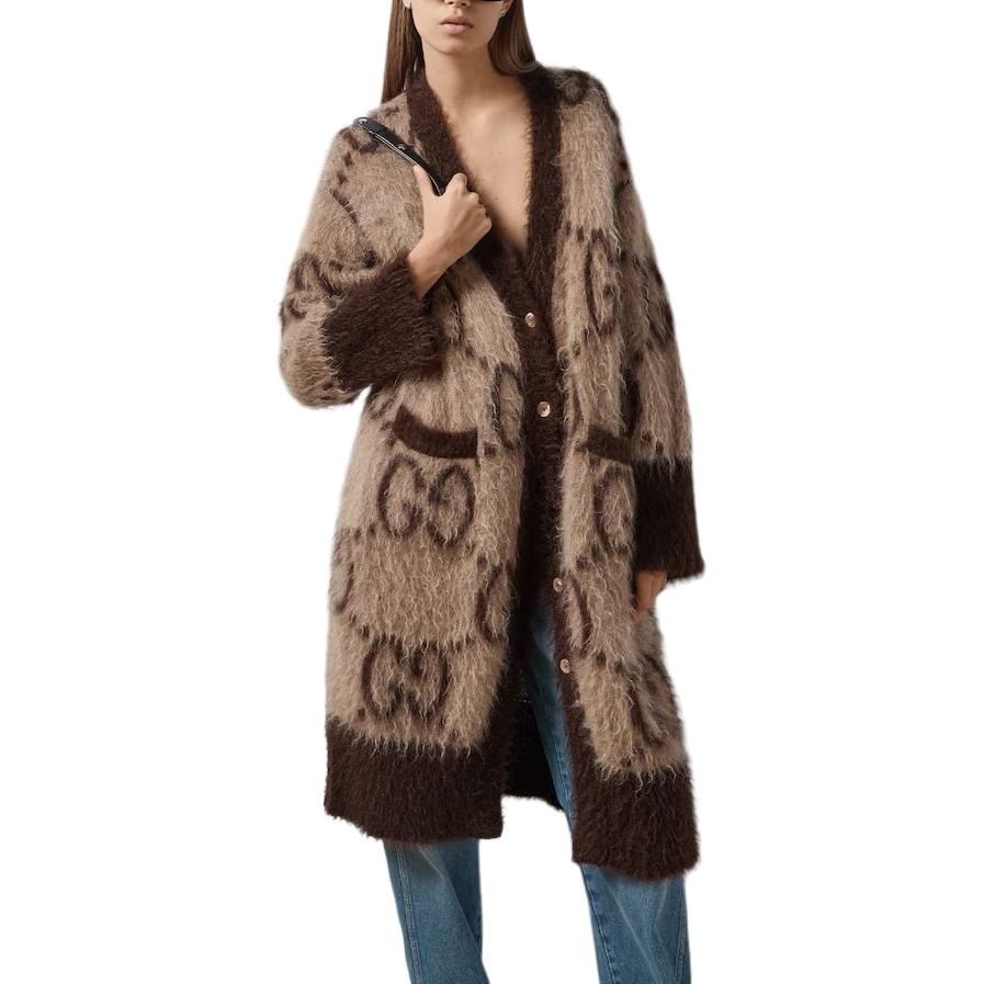 Gucci GG Mohair Wool Long Cardigan — фото 2