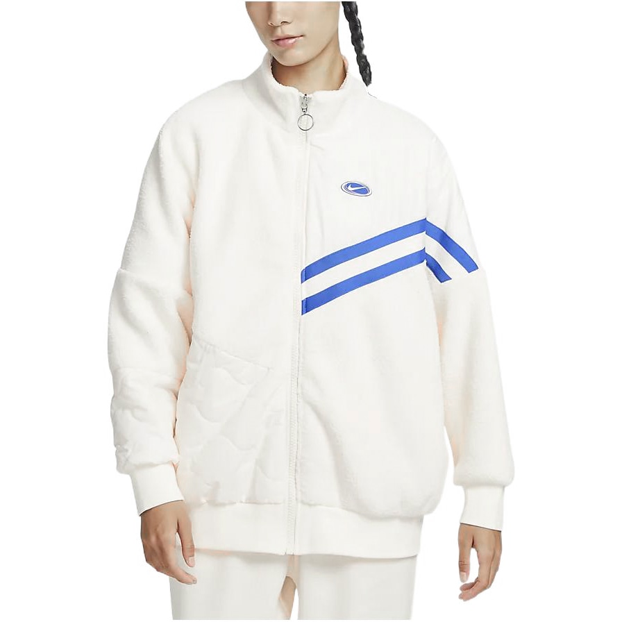 Nike Fleece Jacket Ivory — фото 2