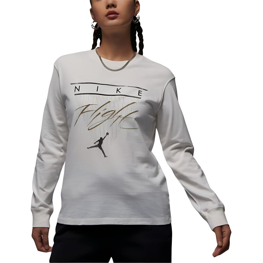 Jordan Long Sleeve Tee White — фото 2