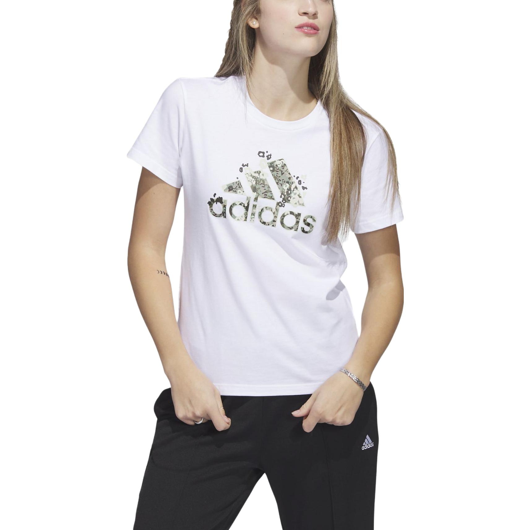 Adidas Floral Badge Of Sport Graphic T-Shirt T — фото 1