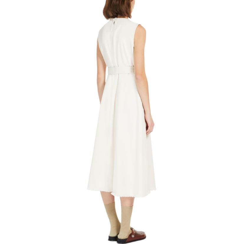 WEEKEND MaxMara Durata Sleeveless Cotton Bull Denim Dress — фото 5
