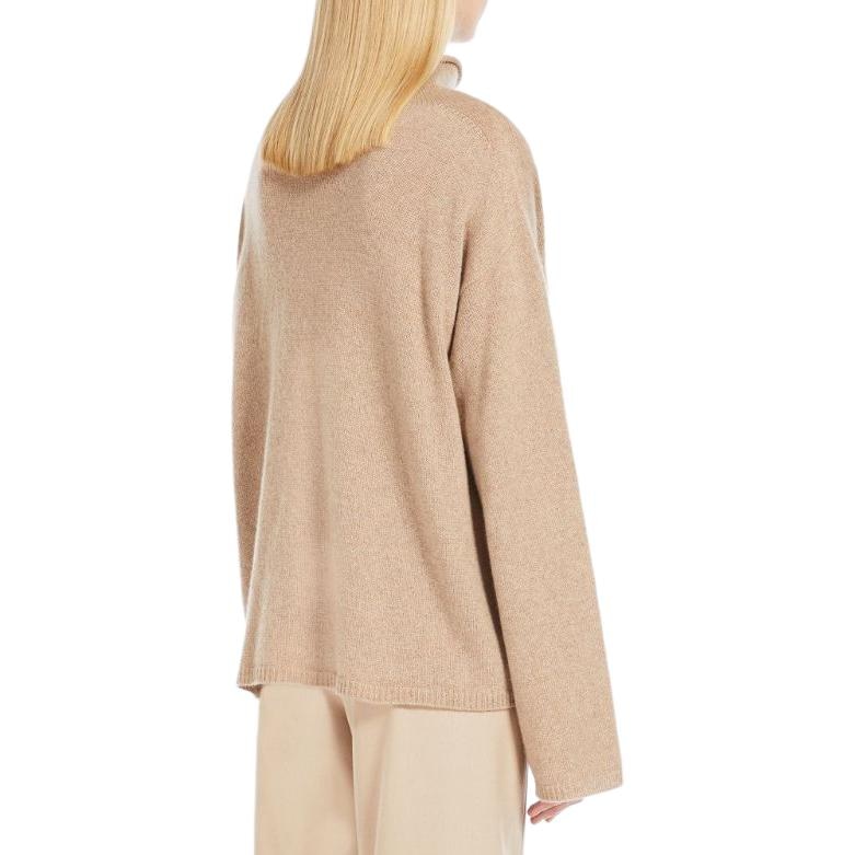 MaxMara MAX MARA Baldo Cashmere Polo-Neck Sweater Honey — фото 5
