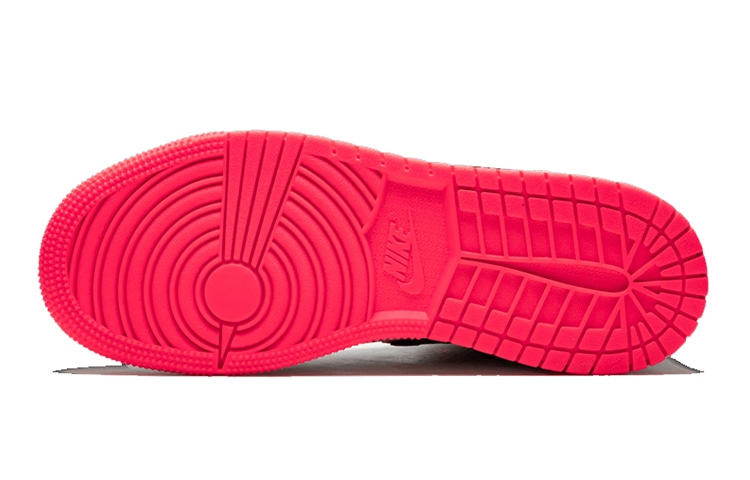 Jordan Air Jordan 1 Mid Wolf Grey Racer Pink Black GS — фото 10