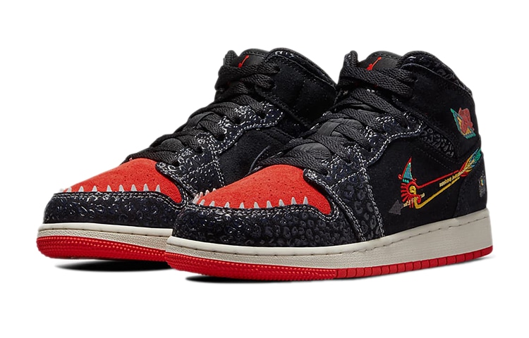 Jordan Air Jordan 1 Mid SE "Siempre Familia" GS — фото 9