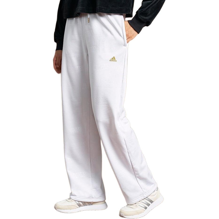 Adidas Embossed Monogram Fleece Pants Logo — фото 6