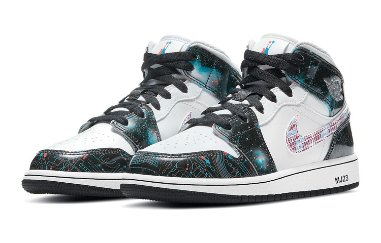 Jordan Air Jordan 1 Mid SE "Take Flight" 3D GS — фото 10