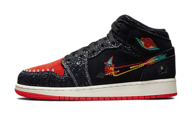 Jordan Air Jordan 1 Mid SE "Siempre Familia" GS — фото 7