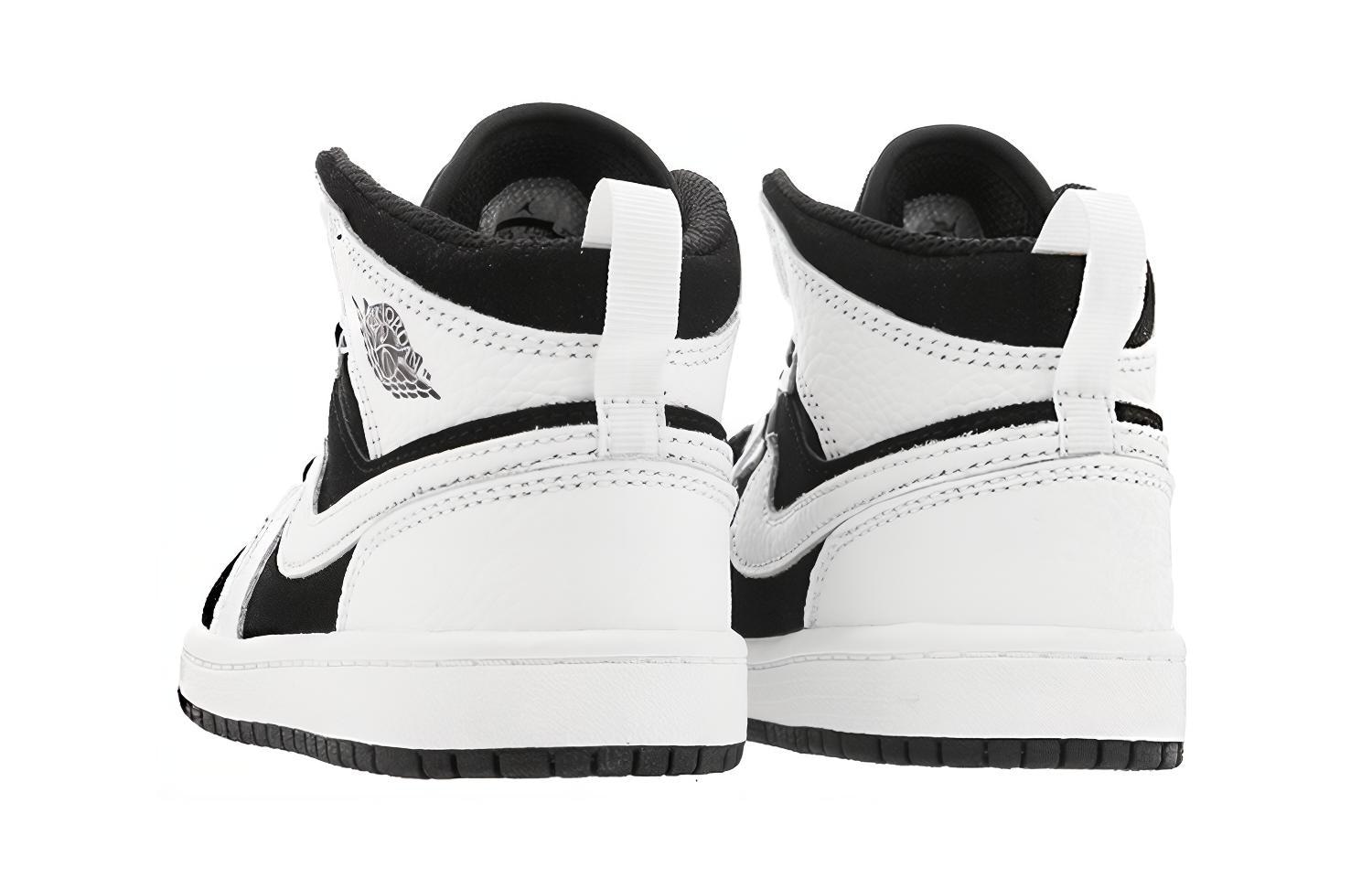 Jordan Air Jordan 1 Mid White Black — фото 8