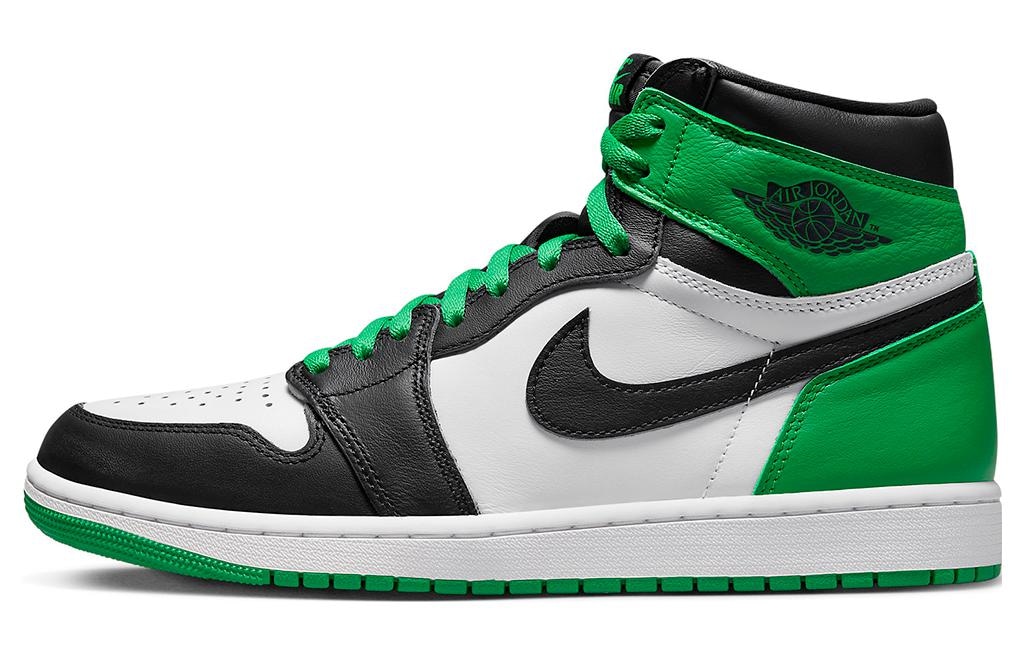 Jordan Air Jordan 1 High OG Black and Lucky Green GS — фото 8