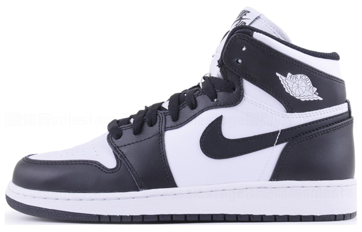 Jordan Air Jordan 1 Retro Black White GS 2014 — фото 7