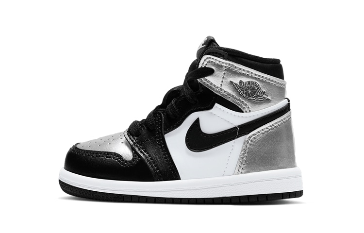 Jordan TD Air Jordan 1Retro High OG "Silver Toe" — фото 7