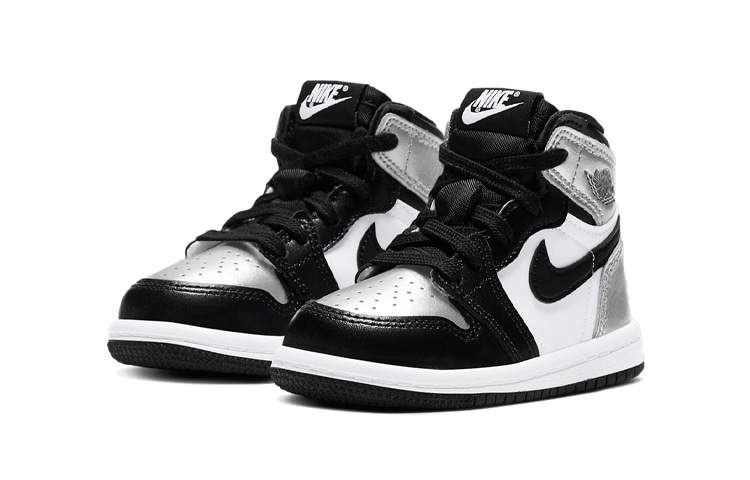 Jordan TD Air Jordan 1Retro High OG "Silver Toe" — фото 9