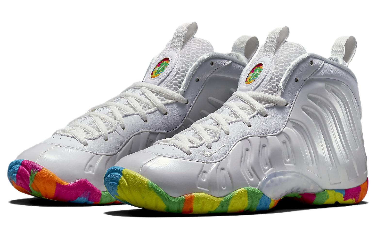 Nike Foamposite One White Fruity Pebbles GS 2015 — фото 9