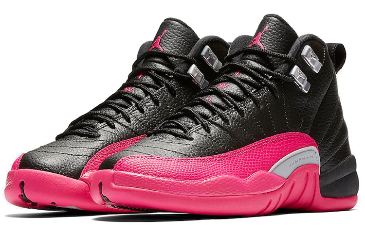Jordan Air Jordan 12 Retro Black Deadly Pink GS — фото 9