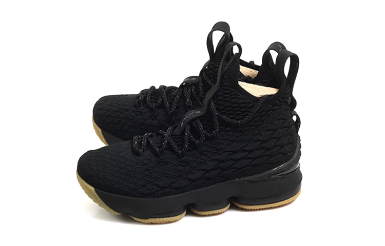 Nike GS Nike LeBron 15 "Black Gum" — фото 7
