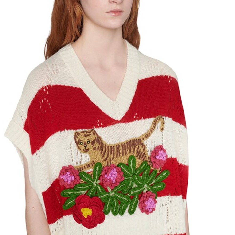 Gucci SS22 Wool Vest Red — фото 4