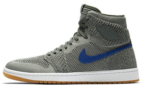 Jordan Air Jordan 1 Retro High Flyknit Clay Green logo GS — фото 8