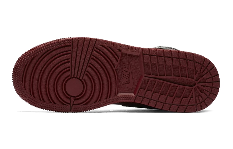 Jordan Air Jordan 1 Mid Team Red Black GS — фото 8