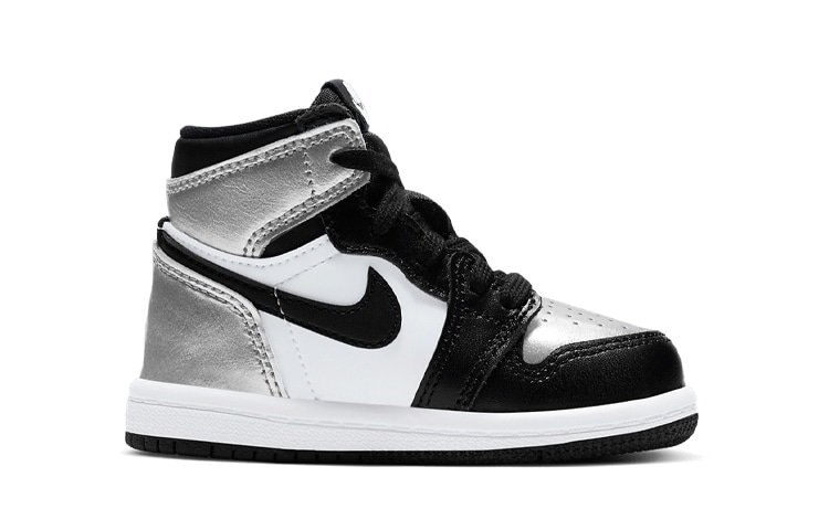 Jordan TD Air Jordan 1Retro High OG "Silver Toe" — фото 8