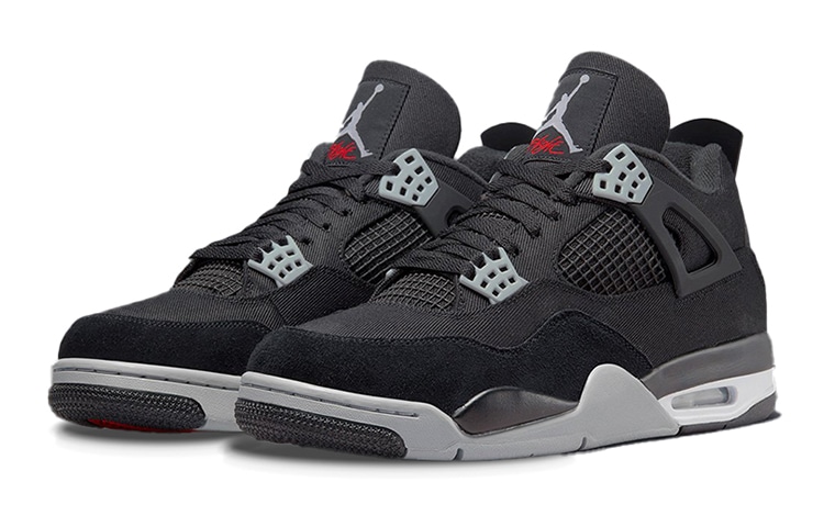 Jordan Air Jordan 4 Retro SE "Black Canvas" GS — фото 10