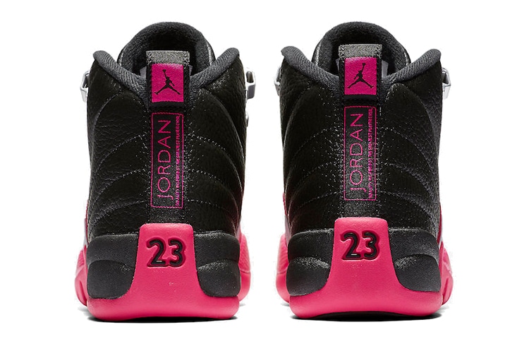 Jordan Air Jordan 12 Retro Black Deadly Pink GS — фото 11