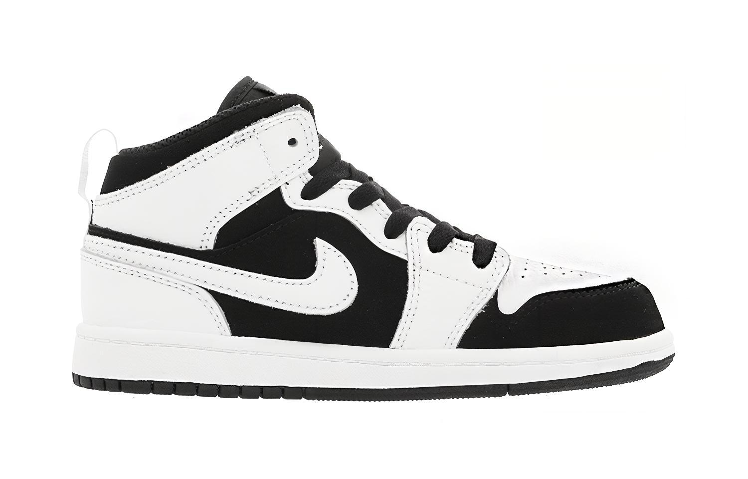 Jordan Air Jordan 1 Mid White Black — фото 7