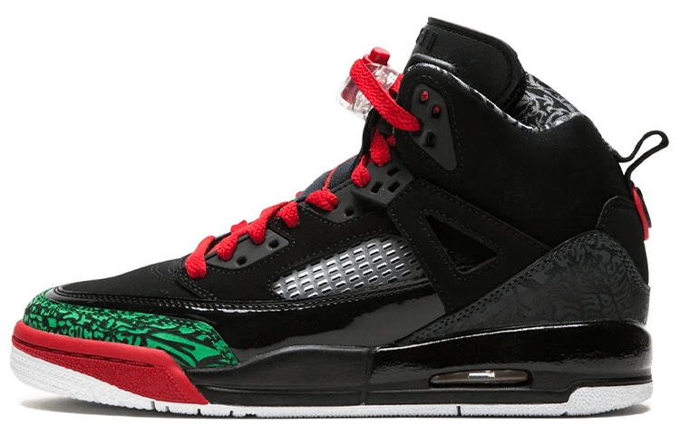 Jordan Spizike Black Varsity Red GS 2017 — фото 6
