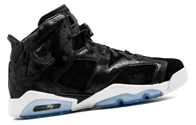 Jordan Air Jordan 6 Retro Heiress Black Suede GS — фото 7
